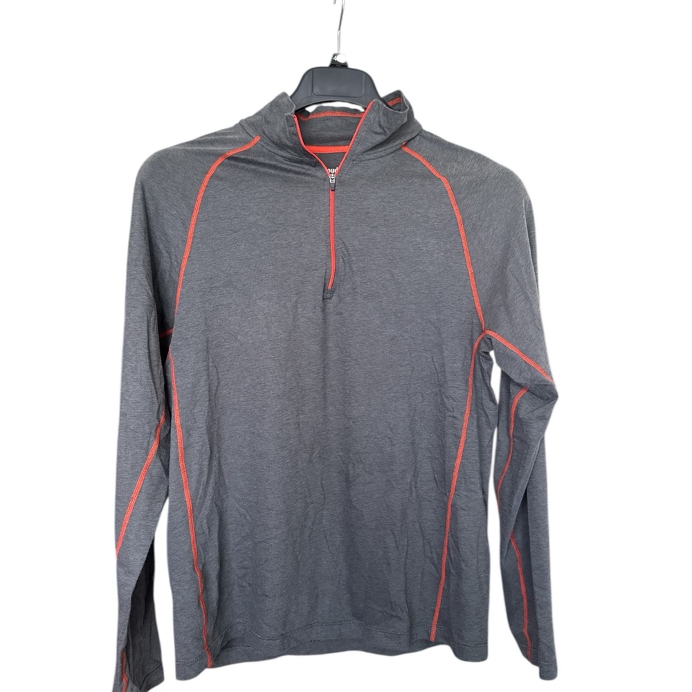 Cloudveil Performance 1/4 Zip Long Sleeve Pullover
Men’s M Gray Orange Stitching